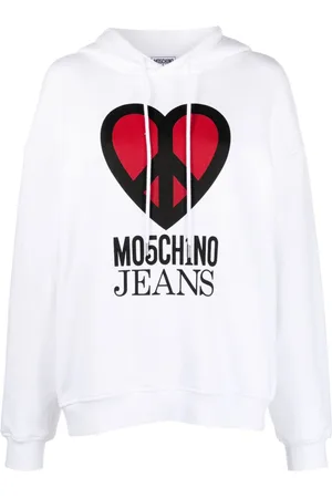 Moschino Graphic-print jersey hoodie