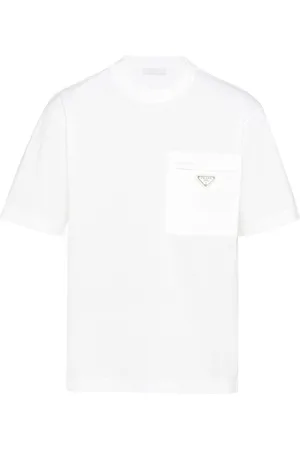 Prada Re-Nylon triangle-logo T-shirt