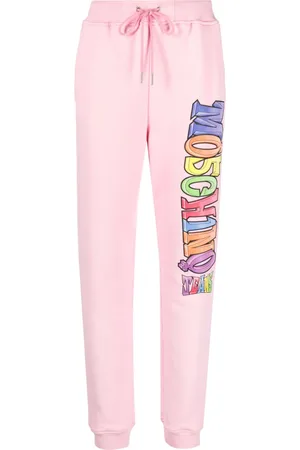 Moschino Logo-print cotton track pants