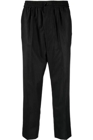 Ami Pinstripe cropped trousers