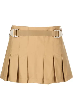DION LEE Safety Slider pleated miniskirt
