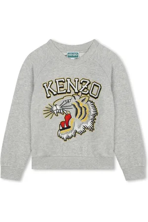 Kenzo Kotora tiger-embroidered cotton sweatshirt