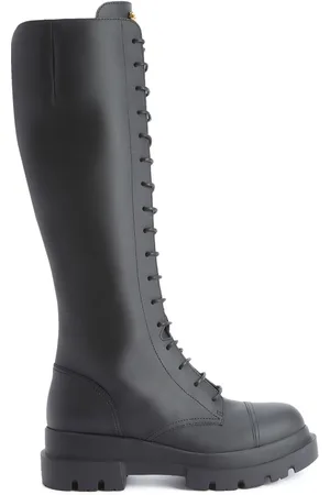 Giuseppe Zanotti Tankie logo-plaque leather boots
