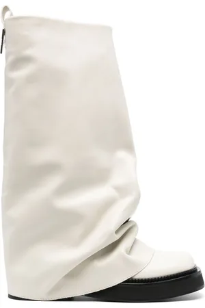 The Attico Robin layered leather boots