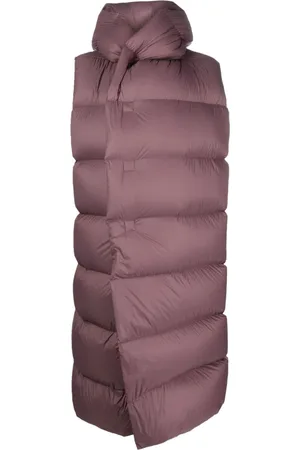 Rick Owens Quilted hooded gilet