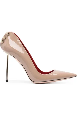 HARDOT Supreme Ass Metallic-heel 101mm patent-finish pumps