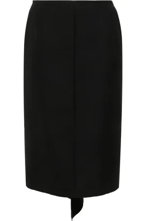 Nº21 Ruffle-detail pencil skirt