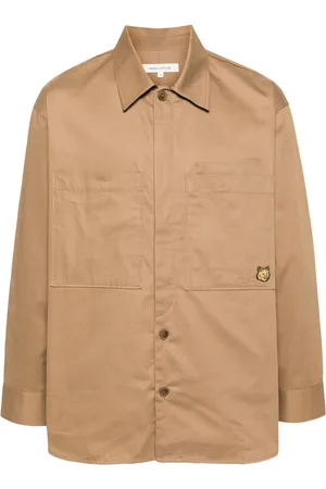 Maison Kitsuné Fox Head gabardine overshirt
