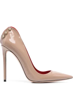 HARDOT 100mm Supreme A** patent-finish pumps
