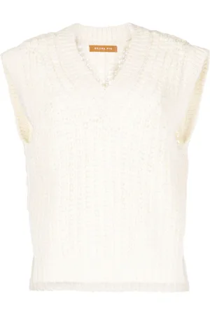 REJINA PYO Dan ribbed-knit wool top