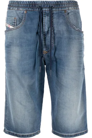 Diesel Elasticated-waist denim shorts