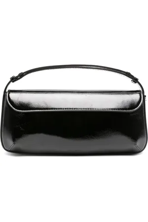 Courrèges Sleek patent tote bag