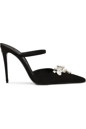 Dolce & Gabbana 105mm crystal-embellished mules