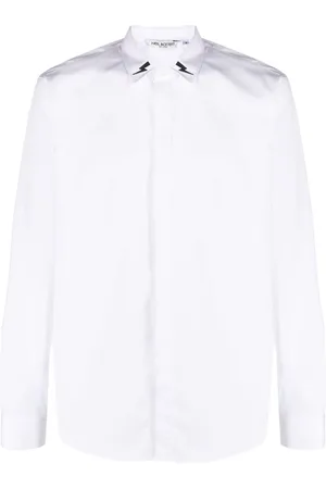 Neil Barrett Bolt-print cotton shirt