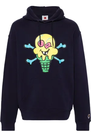 ICECREAM Cones and Bones cotton hoodie