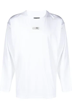 Maison Margiela Numbers motif-patch long-sleeve T-shirt
