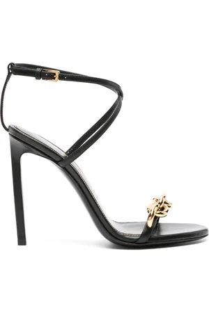 Tom Ford Chain 105mm leather sandals