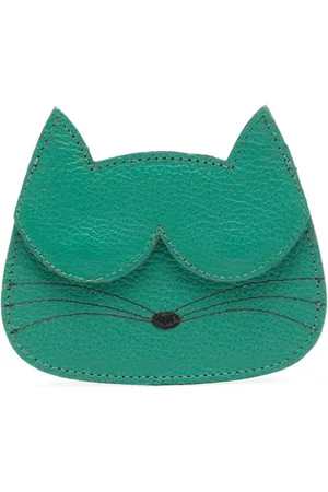 Sarah Chofakian Cat-shape leather cardholder