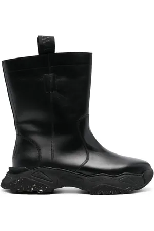 Vivienne Westwood Logo-embossed chunky leather boots