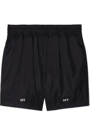 OFF-WHITE Logo-print swim shorts