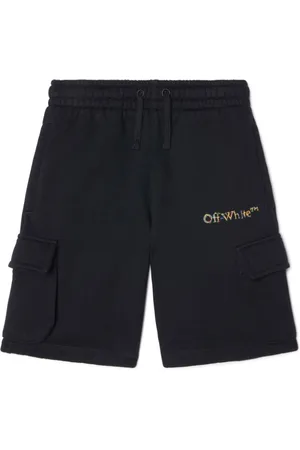 OFF-WHITE Logo Sketch track shorts
