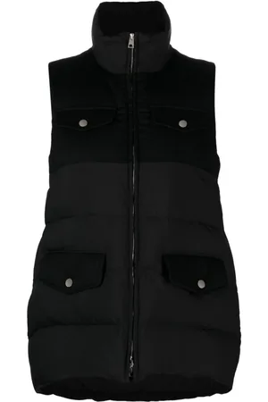 Kiton Zip-up quilted down gilet
