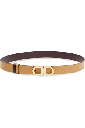 Salvatore Ferragamo Gancini-buckle reversible leather belt
