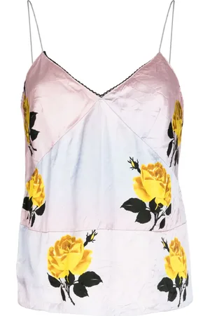MERYLL ROGGE Floral-print ombré tank top