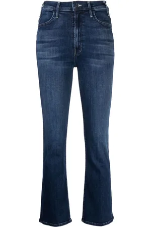 Mother The Hustler cropped flared jeans