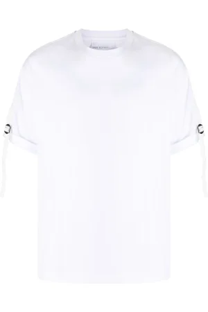 Neil Barrett Buckle-strap cotton T-shirt