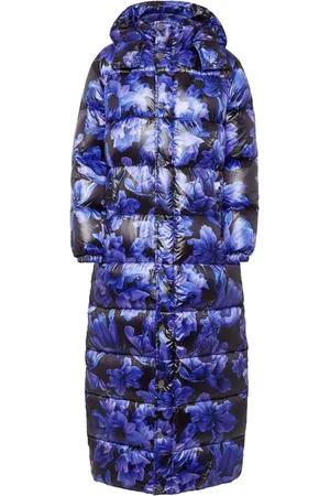Philipp Plein Floral-print feather-down jacket