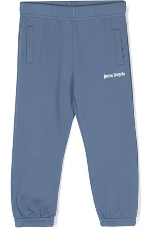 Palm Angels Logo-print cotton track pants