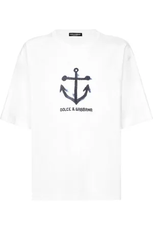 Dolce & Gabbana Marina-print cotton T-shirt