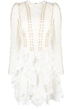ZIMMERMANN Coaster corset laced minidress