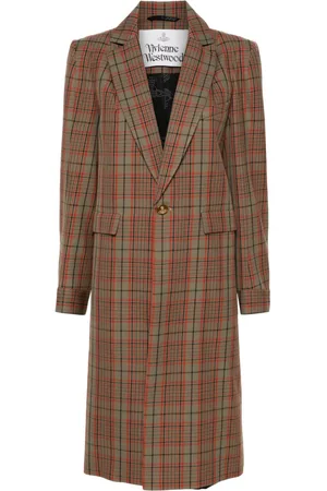 Vivienne Westwood Alien check-pattern coat