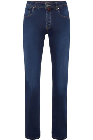 BILLIONAIRE Low-rise straight-leg jeans