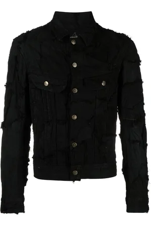 GREG LAUREN Distressed denim jacket