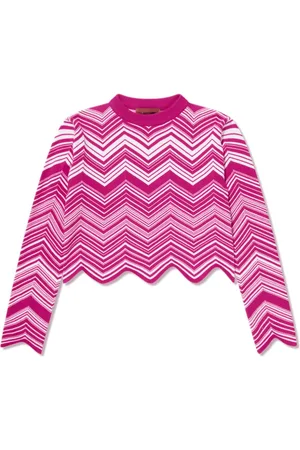 Missoni Knitted zigzag cropped jumper
