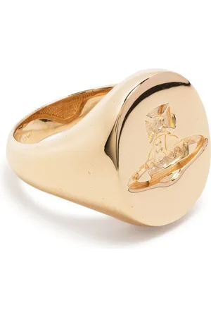 Vivienne Westwood Orb-engraved silver ring