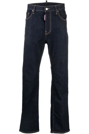 Dsquared2 Logo-patch slim-leg jeans