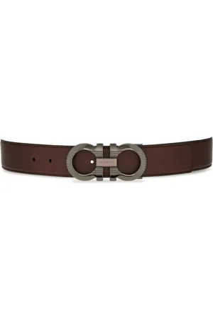 Salvatore Ferragamo Gancini-buckle reversible leather belt