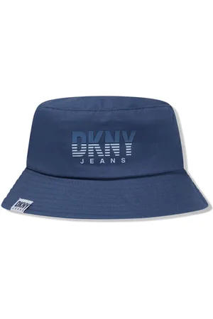 DKNY Logo-print cotton bucket hat