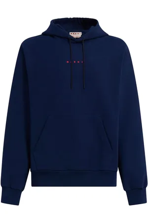 Marni Logo-print cotton hoodie