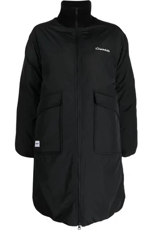 Chocoolate Logo-embroidered panelled jacket
