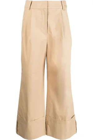 REJINA PYO Macie cotton-blend trousers