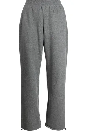 B+AB Mélange wide-leg track pants