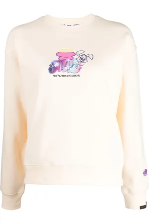 A Bathing Ape Logo-print drop-shoulder sweatshirt