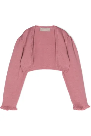 LA STUPENDERIA Ribbed-trim cashmere cardigan