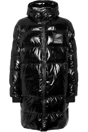 Philipp Plein High-shine quilted padded coat
