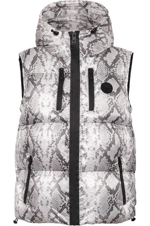 Philipp Plein Logo-print hooded gilet